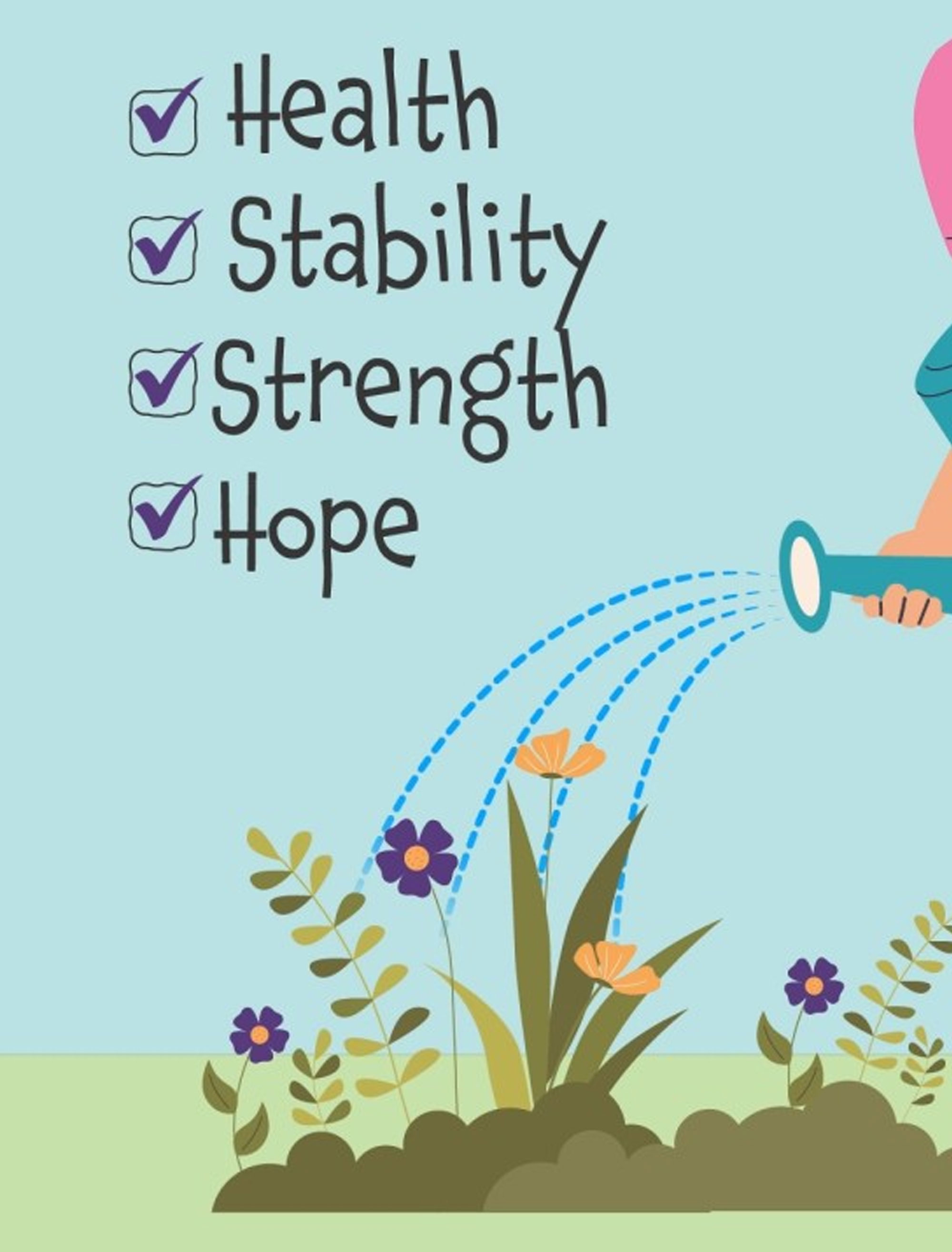 Recovery Hellos ecard design sending encouragement and hope to a loved one in recovery